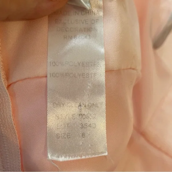 Wtoo Elegant Strapless Blush Pink Tulle Special Occasion Dress Evening Gown - Picture 10 of 14